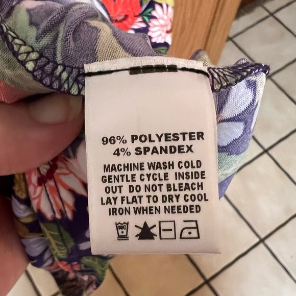 Kiyonna Pastel Floral Dress - Pink, Green, Blue, EUC, Size 2X - Picture 6 of 7